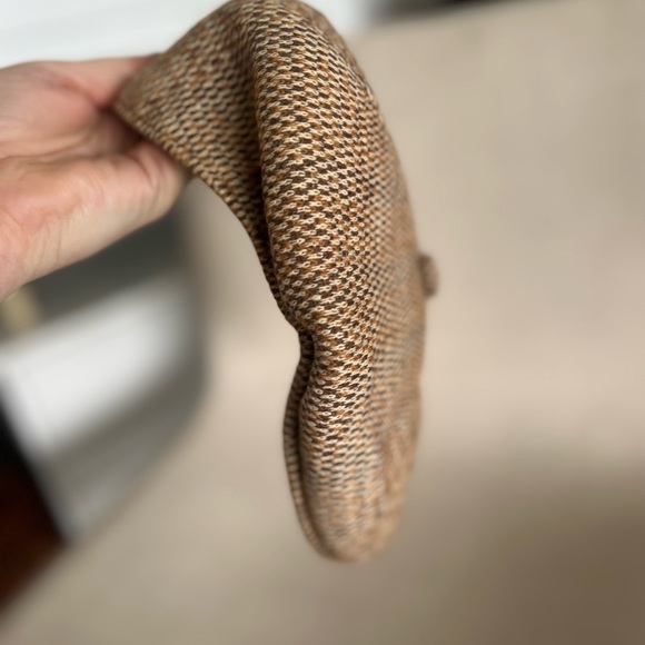 Vintage Kangol Mens Flat Cap Hat Vintage Driving Peaky Blinders Wool? Brown - Picture 6 of 9